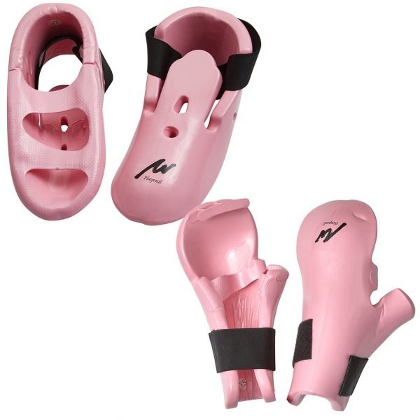 Dipped Foam Pink Sparring Set ( Gloves & Boots ) - XS